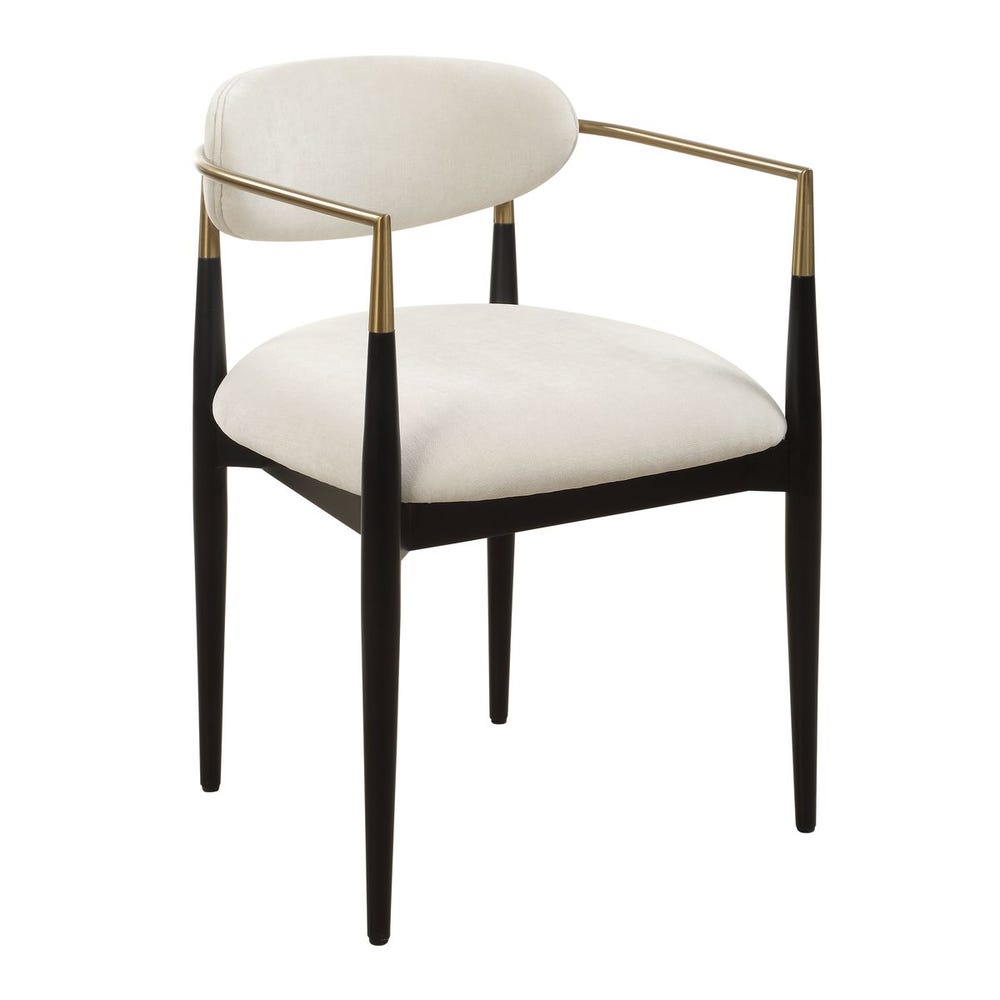 Moxie Dining Arm Chair, Black(SOLD IN SET OF 2)