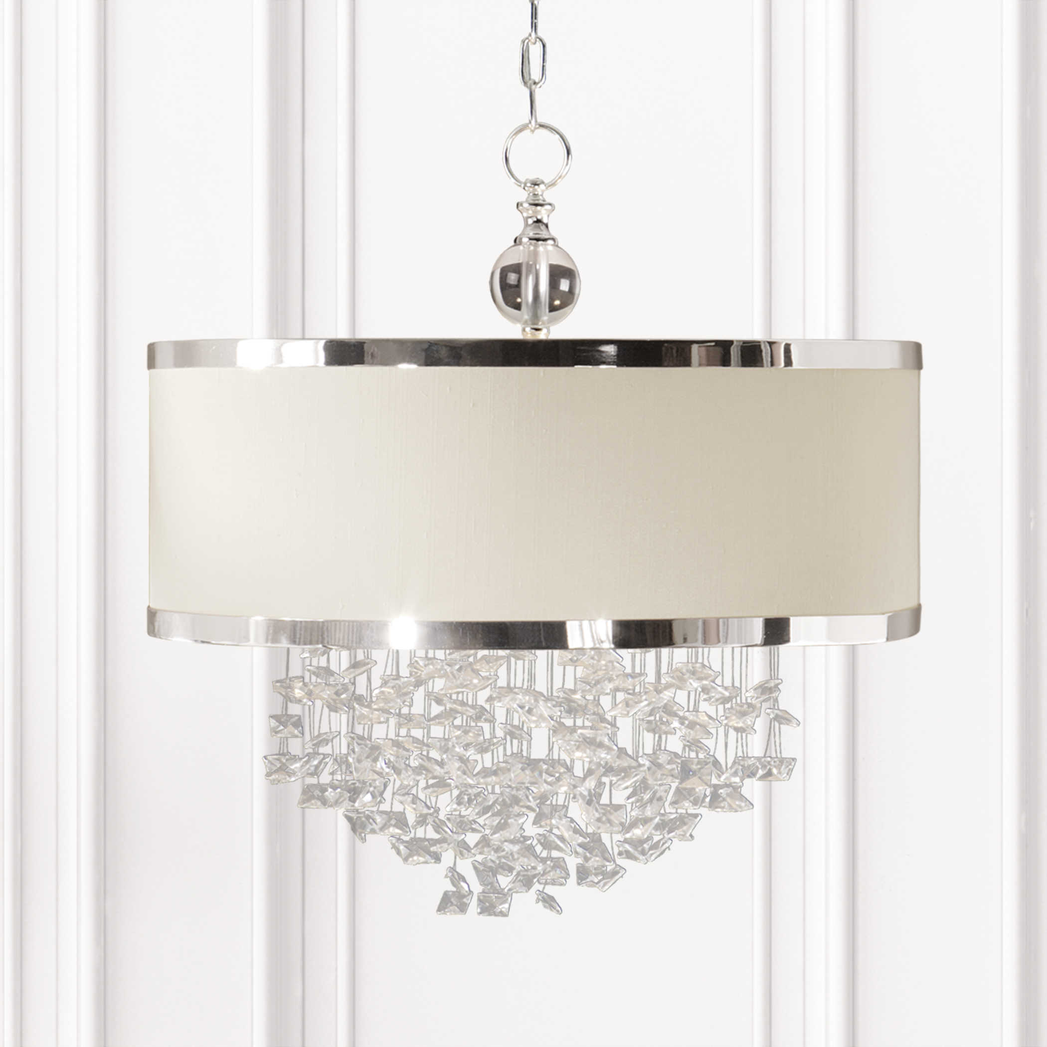 FASCINATION, 3 LT HANGING SHADE CHANDELIER