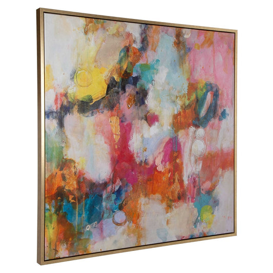 A Colorful Mindset Framed Canvas