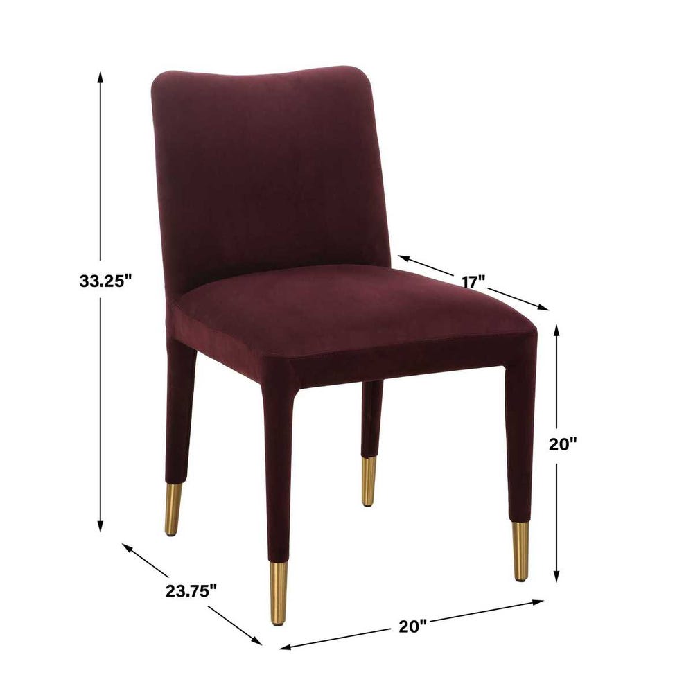 Conifer Dining Chair, Plum, 2 Per Box, Priced Each