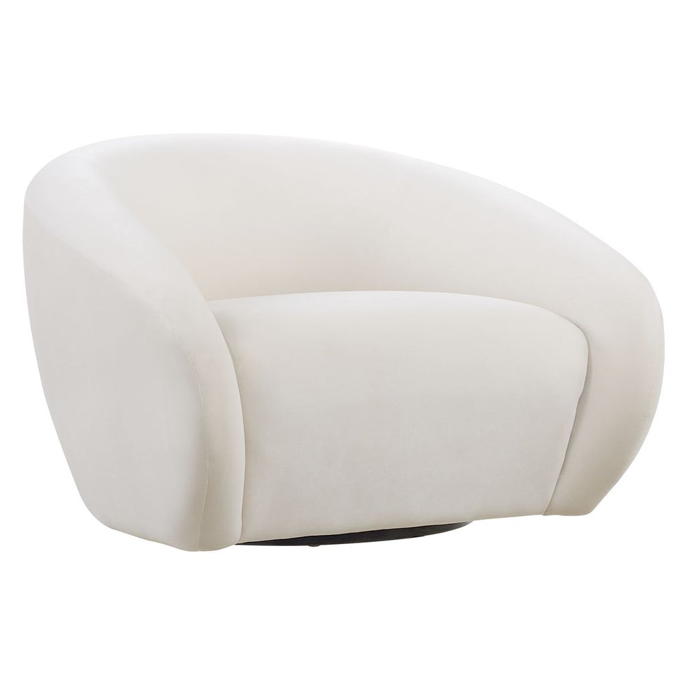 DeSoto Swivel Chair, Cream