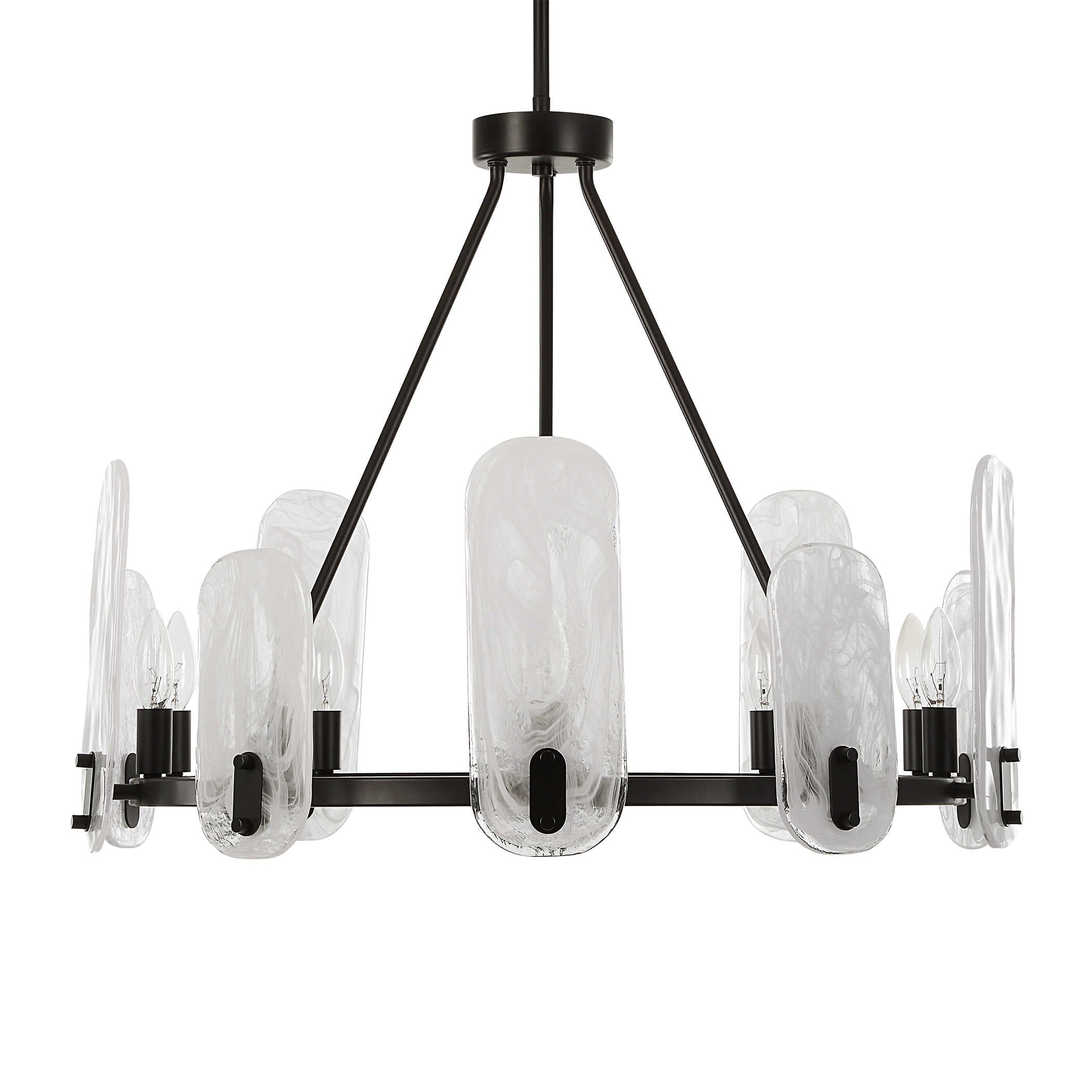 Ellipse, 10 Lt Chandelier