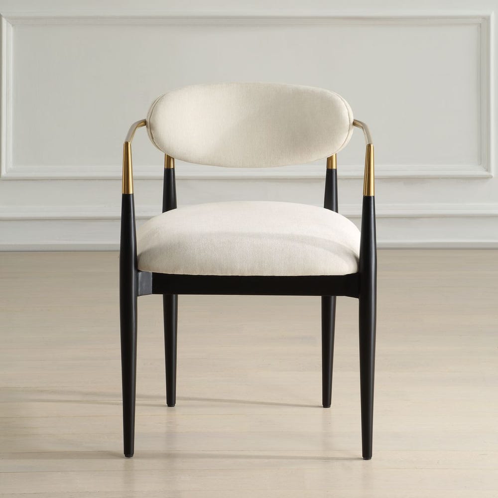 Moxie Dining Arm Chair, Black(SOLD IN SET OF 2)