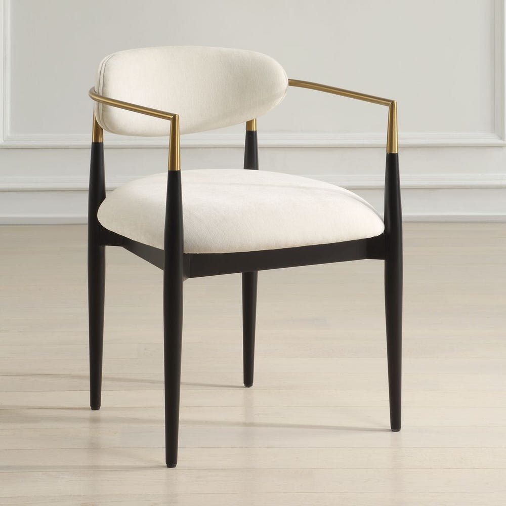 Moxie Dining Arm Chair, Black(SOLD IN SET OF 2)