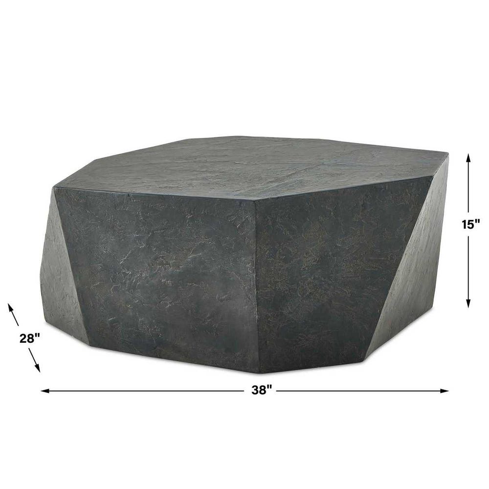 Parra Outdoor Coffee Table, Slate