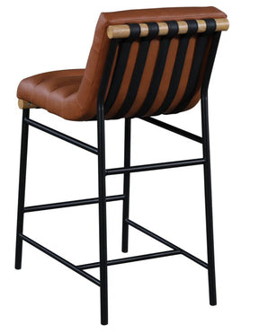 Burke Vegan Leather Counter Stool Sold as a Set of 2-Priced Individually