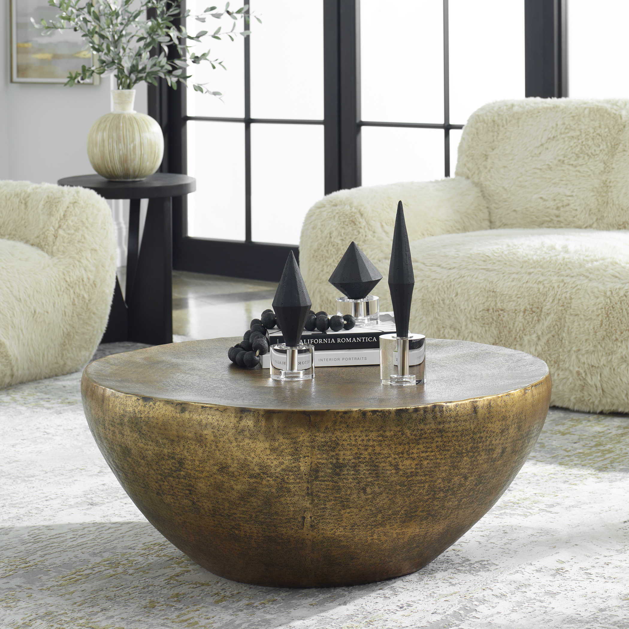 GILDED DOME COFFEE TABLE