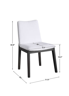 DELANO ARMLESS CHAIR, ESPRESSO, 2 PER BOX